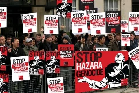 Afghan nationals worldwide mount protests against genocide of Hazara