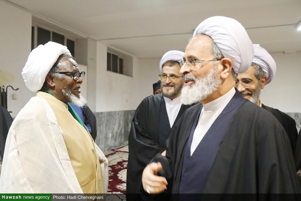 Sheikh Zakzaky meets with head of Iran seminary