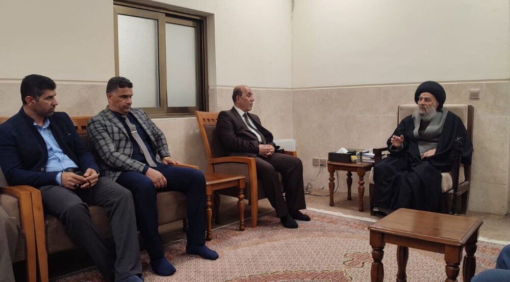 Ayat. Modarresi meets with faculty members of Karbala University