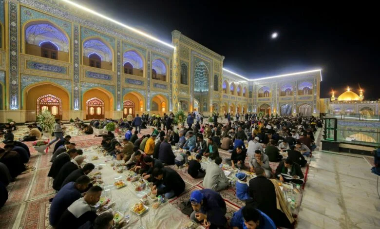 Sayyeda Fatima al-Zahra Courtyard hosts largest banquet in celebration of Imam Ali’s blessed birth