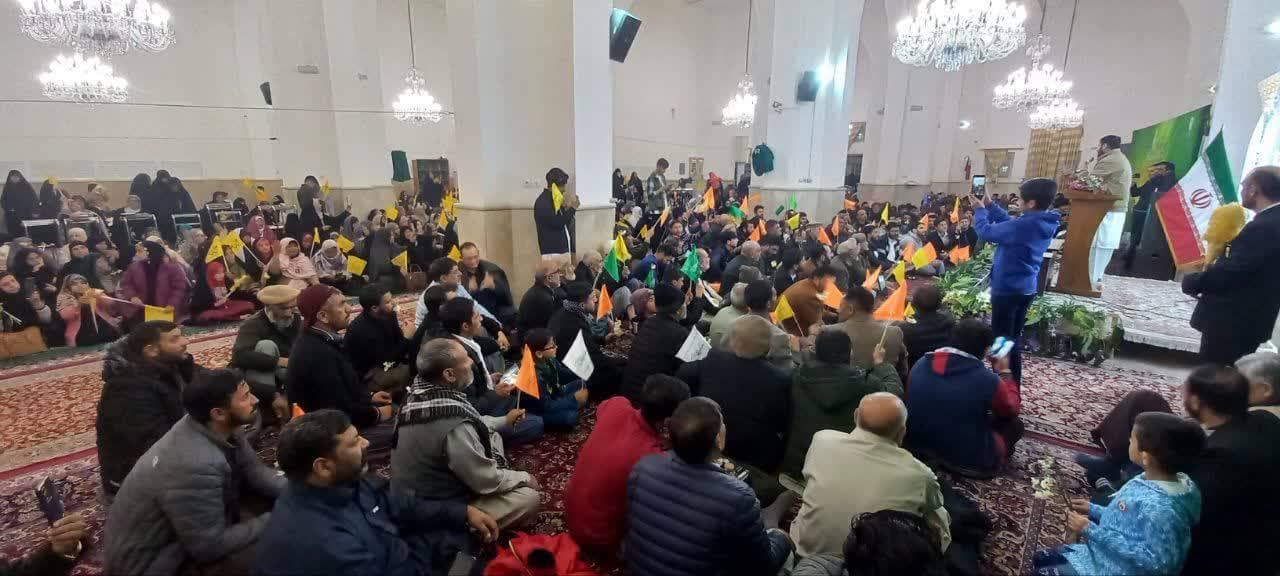 Imam Ali birth celebrations held for Urdu pilgrims in Razavi shrine