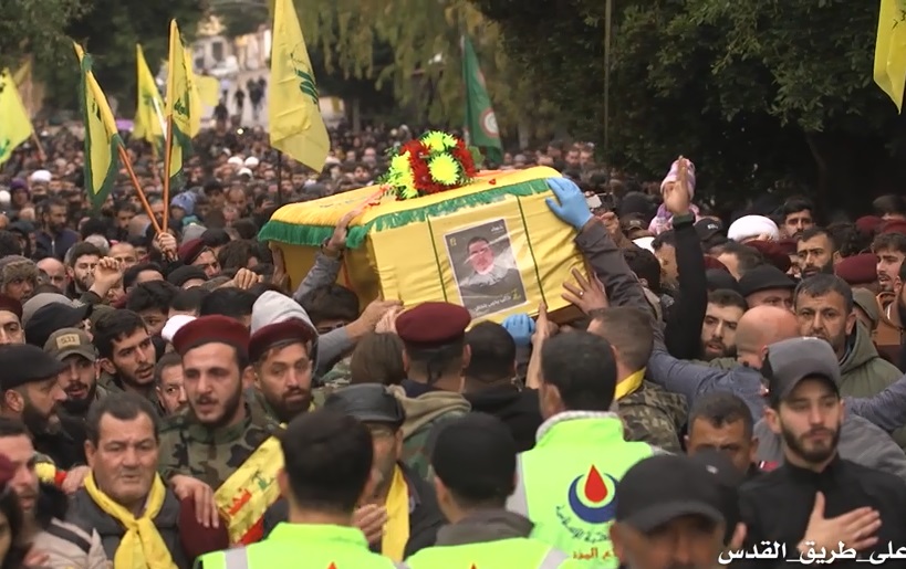 فيديو | جانب من تشیيع الشهید طالب يحيى بلحص "يحيى علي"، في بلدة صديقين الجنوبية