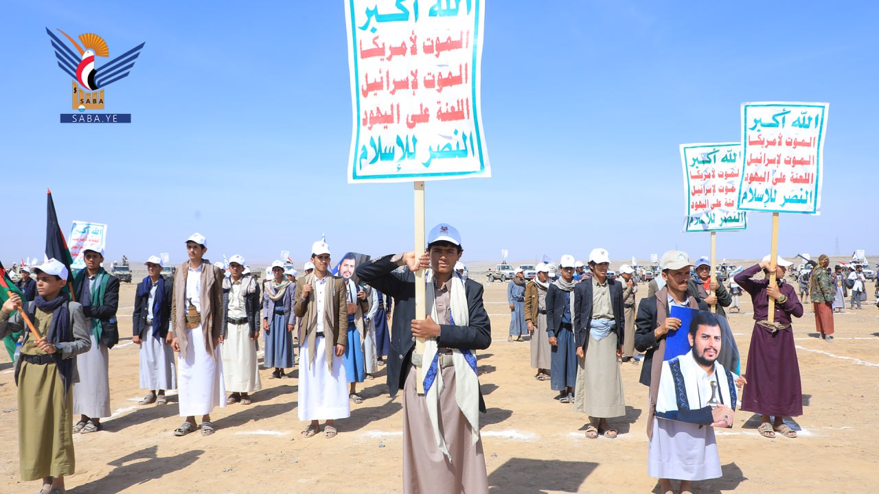 وقفة قبلية مسلحة في صنعاء تعلن عن نفير عام لدعم الشعب الفلسطيني ومقامته