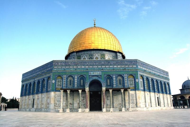 ویدیو | بارش شدید باران در مسجدالاقصی