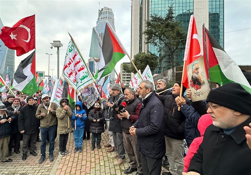 Automobilski protesti protiv izraelskih zločina u Gazi - Istanbul (video)