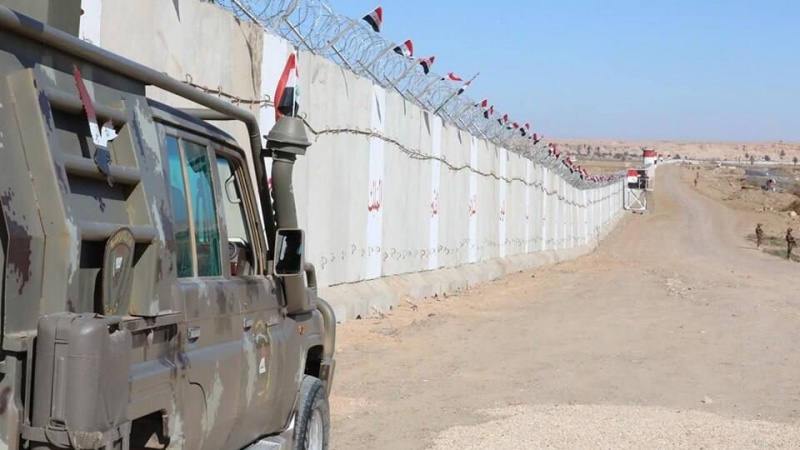 Teilfertigstellung von Grenzmauer zwischen Irak und Syrien zur Terrorismusbekämpfung
