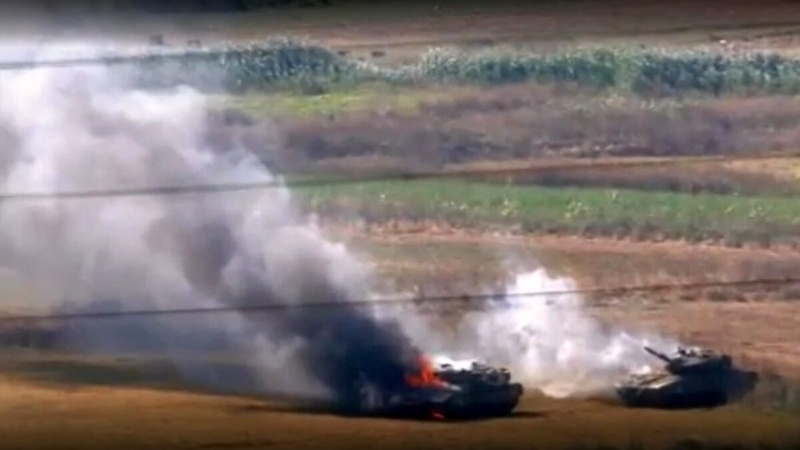 Empat Tank Israel Diledakkan di Gaza dalam Sehari