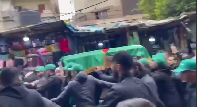 فيديو | بدء مراسيم تشييع الشهيد صالح العاروري