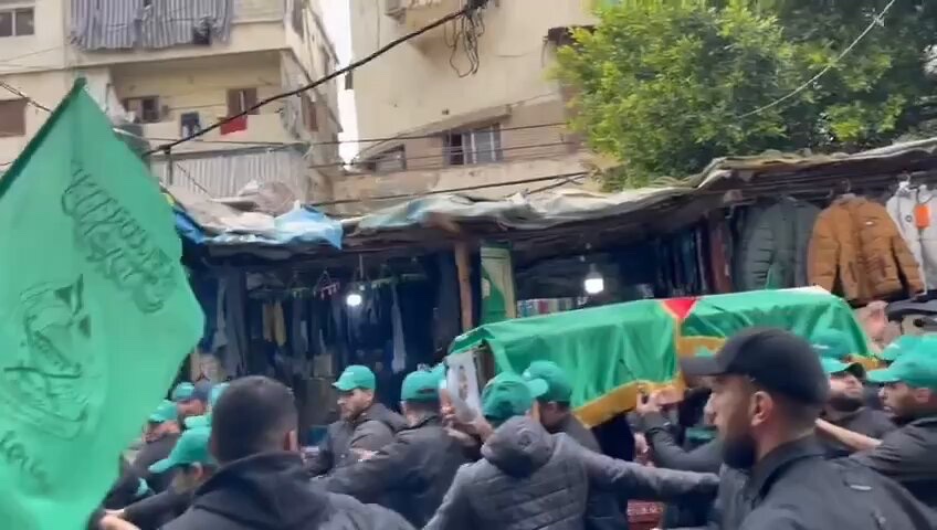 Video: Funeral of Sheikh Saleh Al-Arouri and his companions who martyred in Beirut by Zionist regime