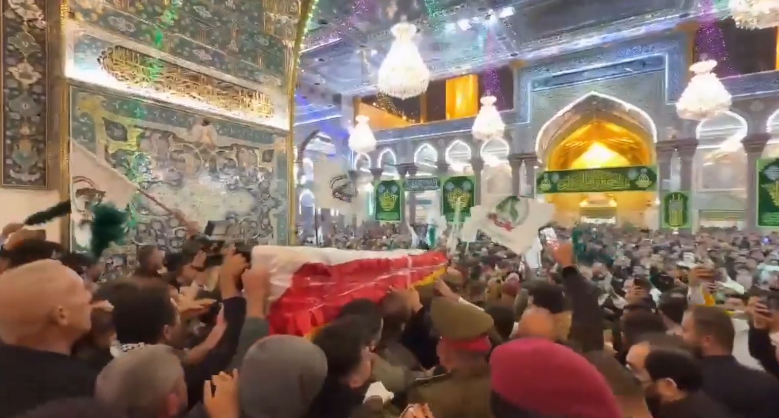 Video: Burial of Martyr "Abu Taqva" and his companions at Imam Hussain shrine