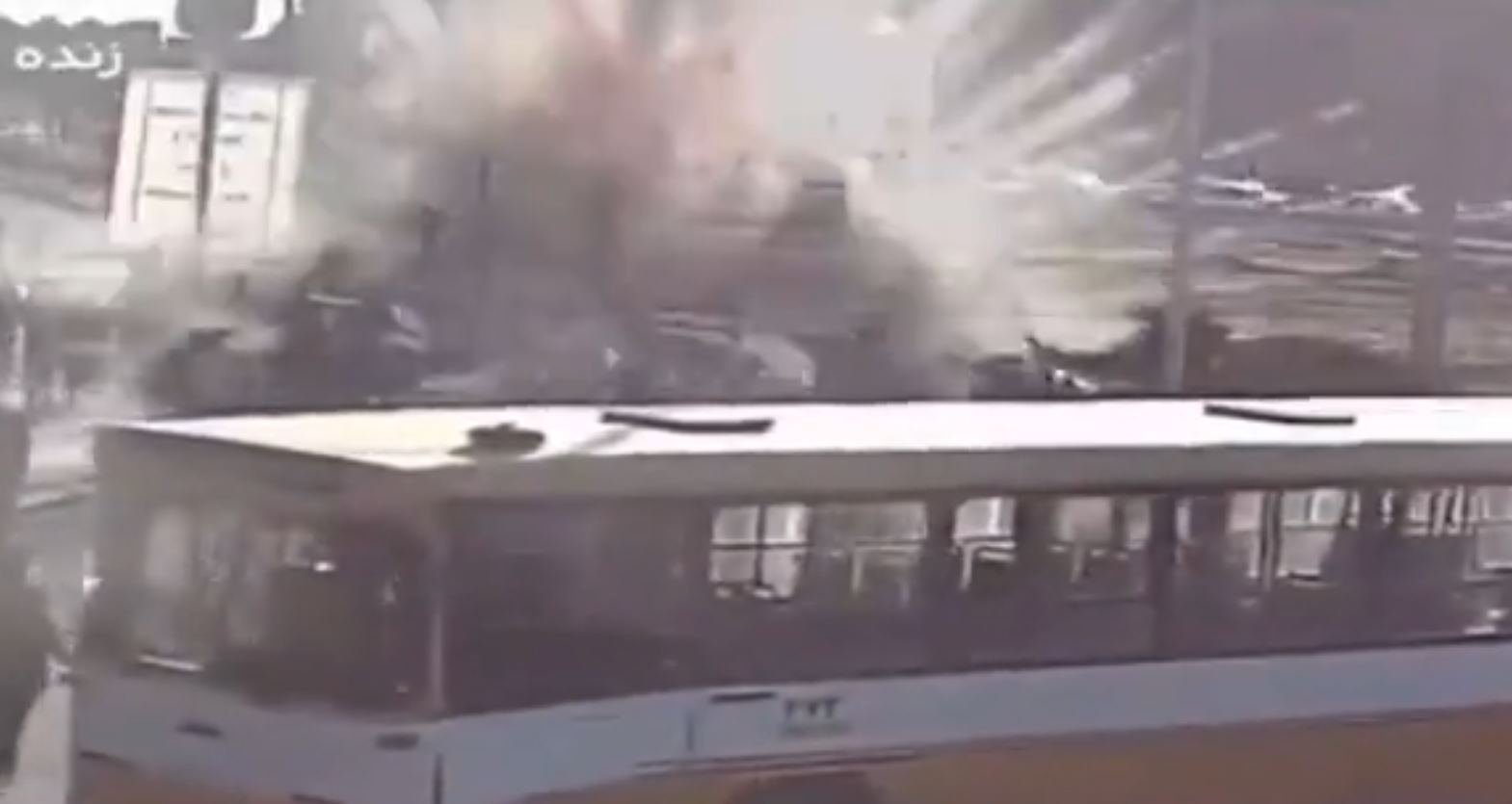 Video: Moment of second terrorist blast in Kerman