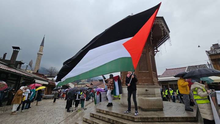 U Sarajevu mirna šetnja podrške narodu Palestine