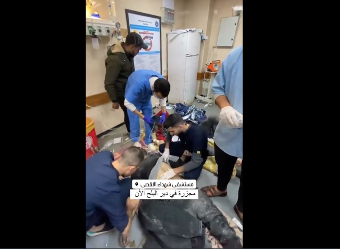 Video: An attempt to resuscitate a child pulled from rubble in Gaza