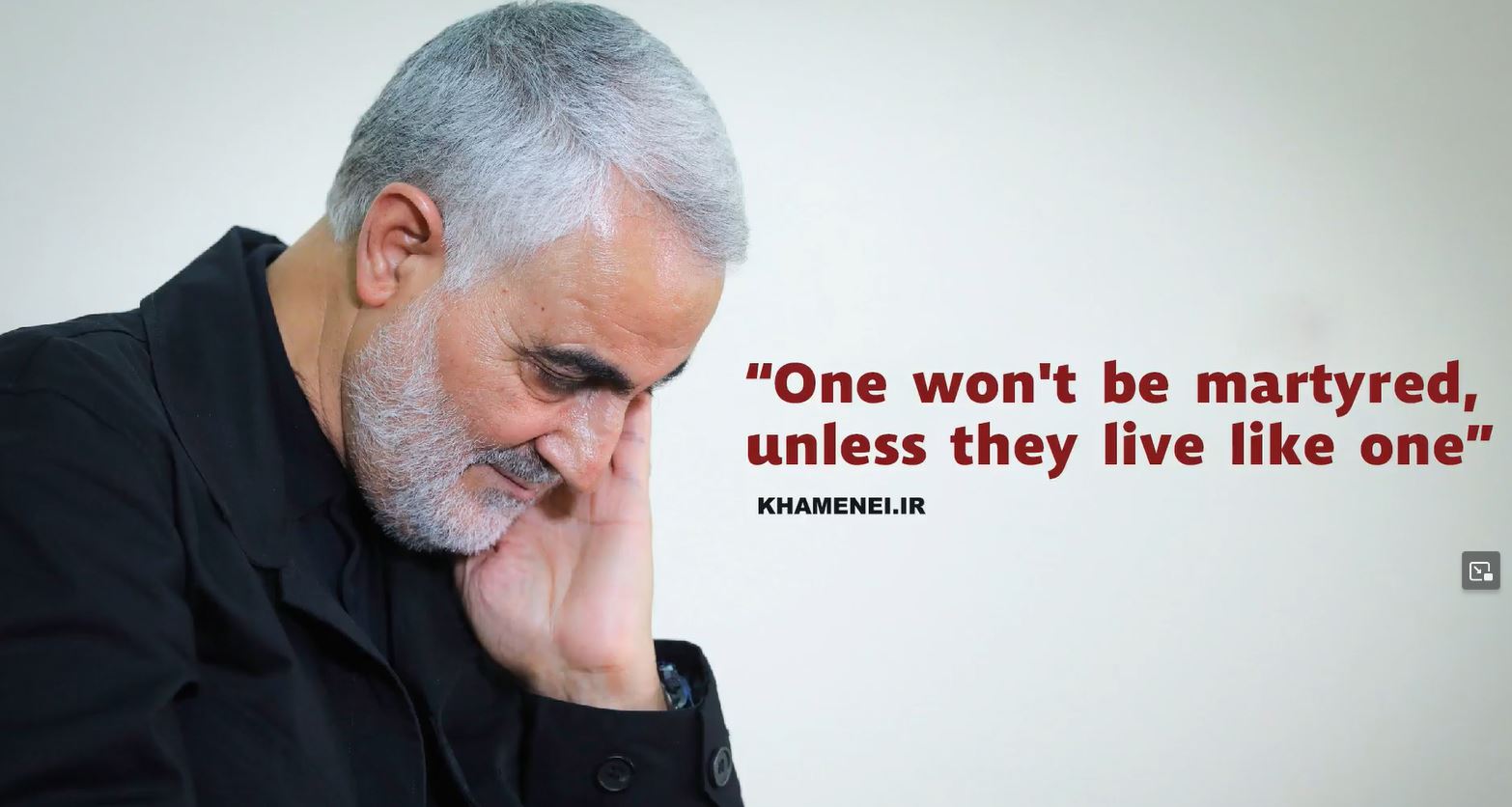 Video: One won't be martyred, unless they live like one