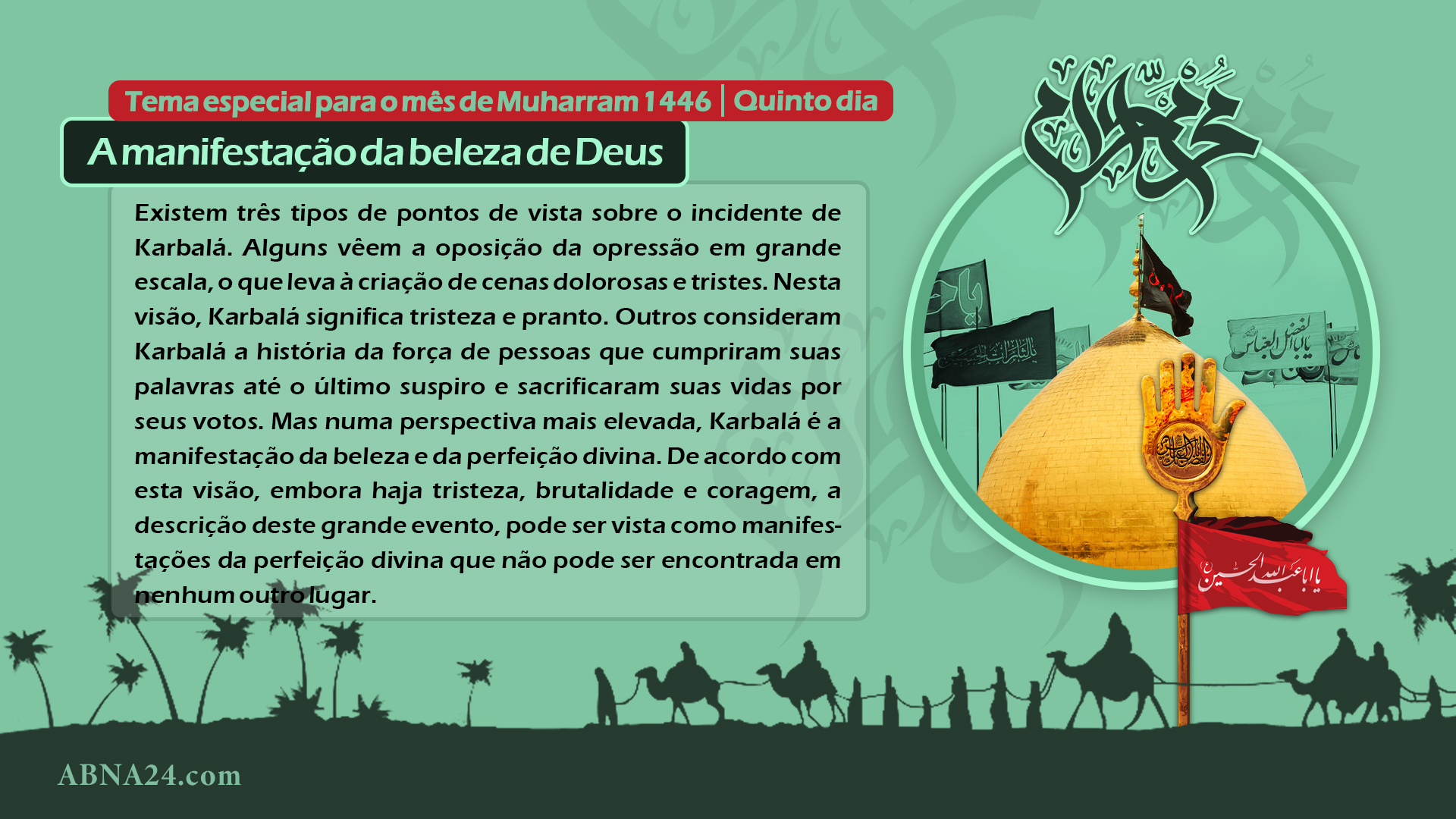 Infográfico: A manifestação da beleza de Deus 