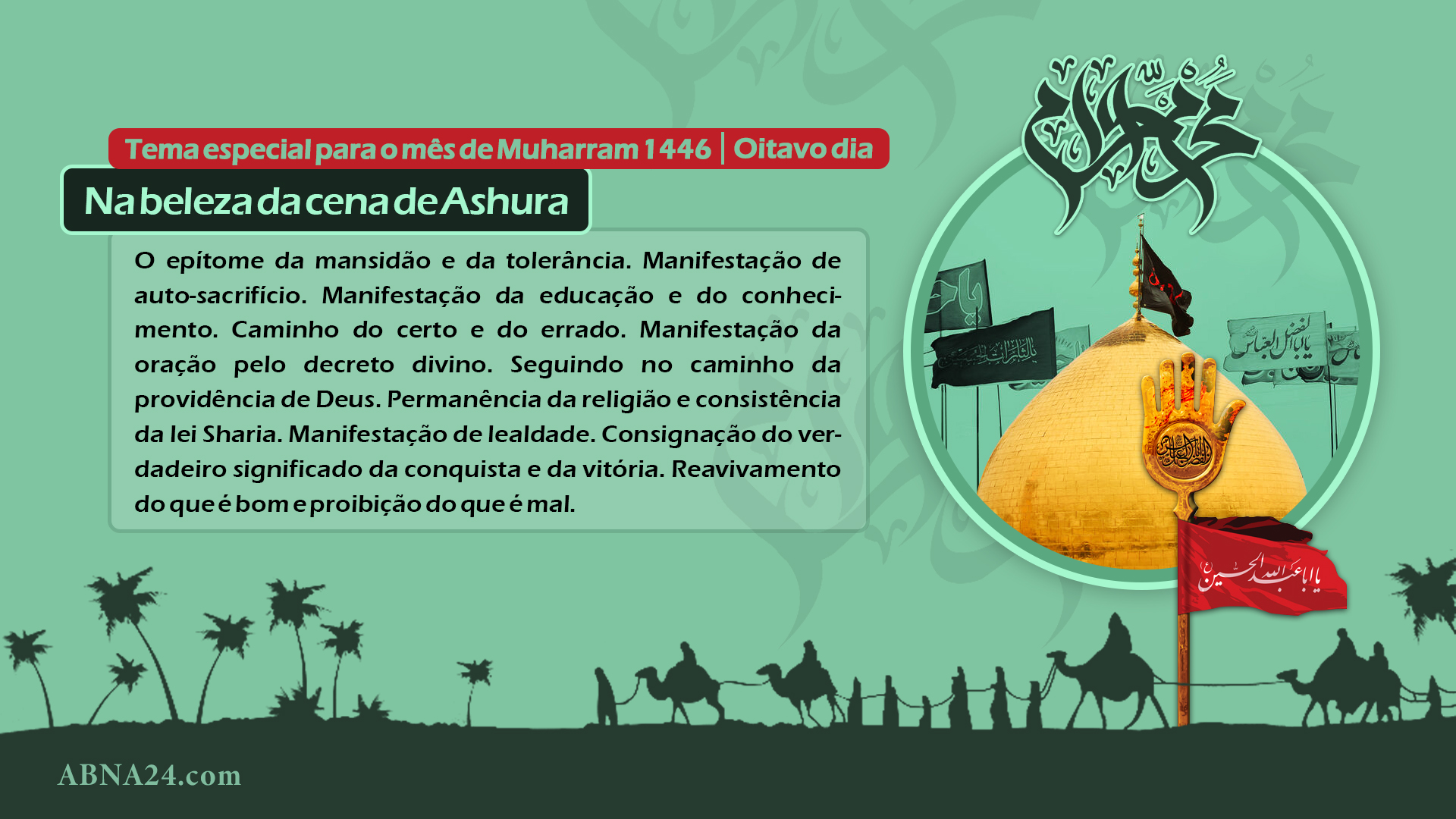 Infográfico: Na beleza da cena de Ashura