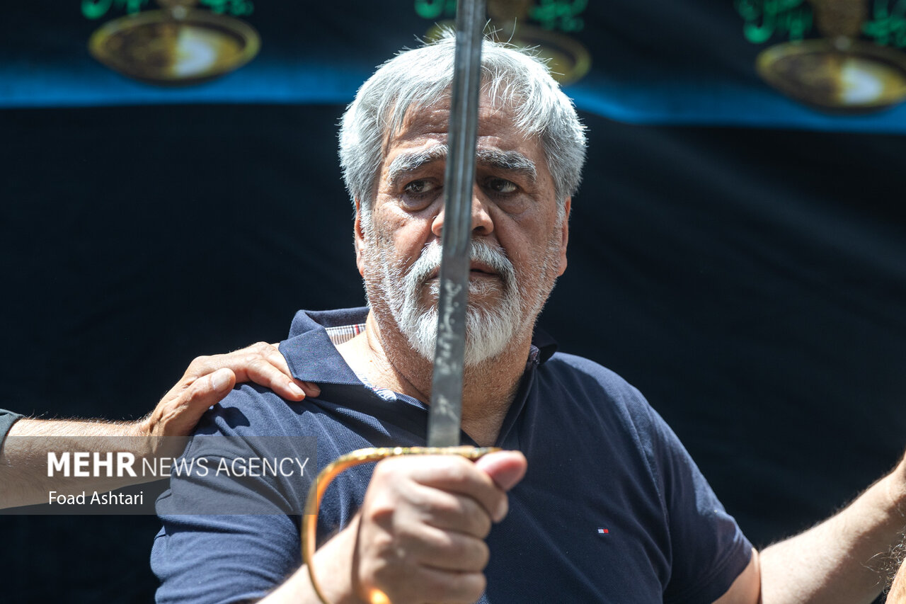 ماتەمینی نیوەڕۆی عاشوورای حوسێنی لە تاران