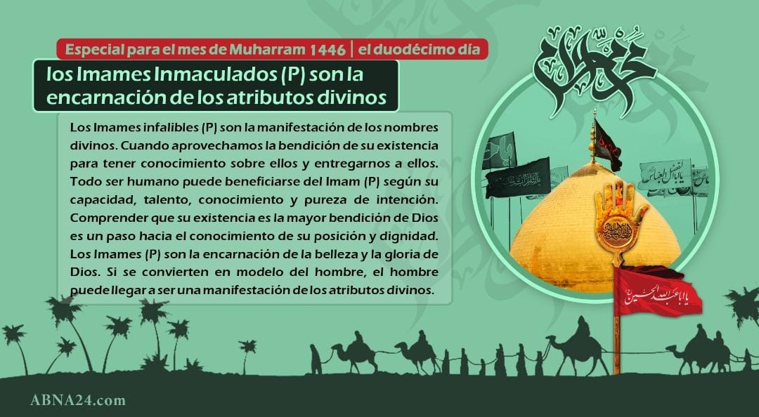Los Imames Inmaculados (P) son la encarnación de los atributos divinos Los Imames Inmaculados (P) son la encarnación de los atributos divinos