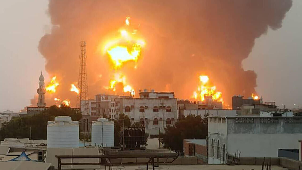 犹太复国主义政权袭击也门荷台达港导致90人伤亡