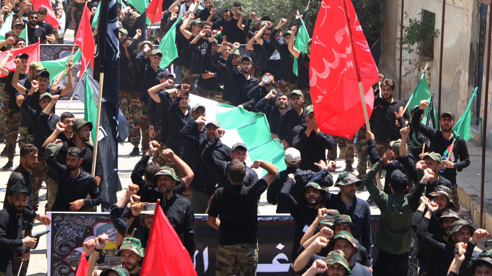 Photos: Ashura mourning procession held in Nubbul and Al-Zahraa, Syria