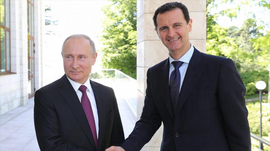 Poutine s'engage à maintenir le soutien « inébranlable » de la Russie à la Syrie