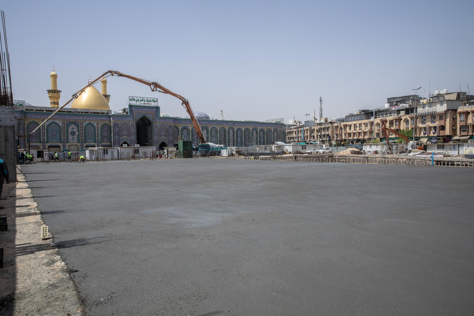 Umm al-Baneen courtyard; A strategic project that provides services to +60 thousand visitors at a time