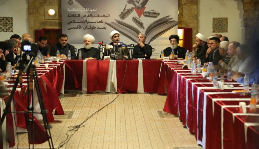 لبنان.. ندوة الفرص الثقافية للعالم الإسلامي بعد طوفان الأقصى + صور 