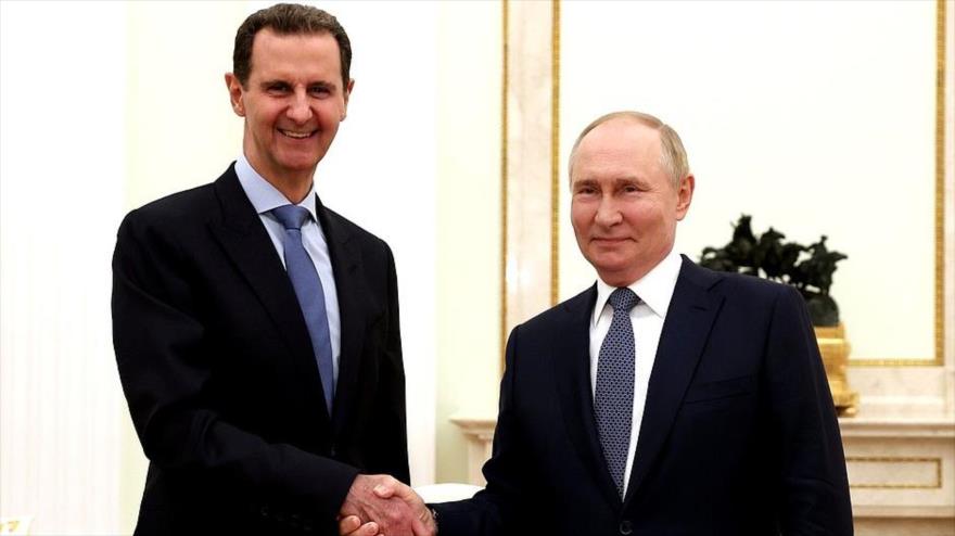 Poutine et Al-Assad regrettent la détérioration de la situation en Asie occidentale