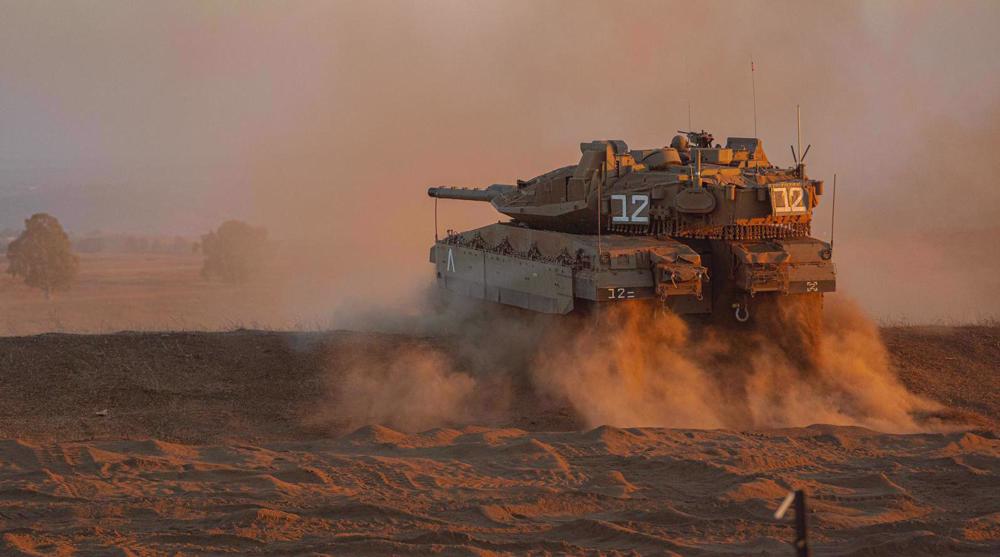  Palestinian resistance fighters hit Israeli Merkava 4 tanks 