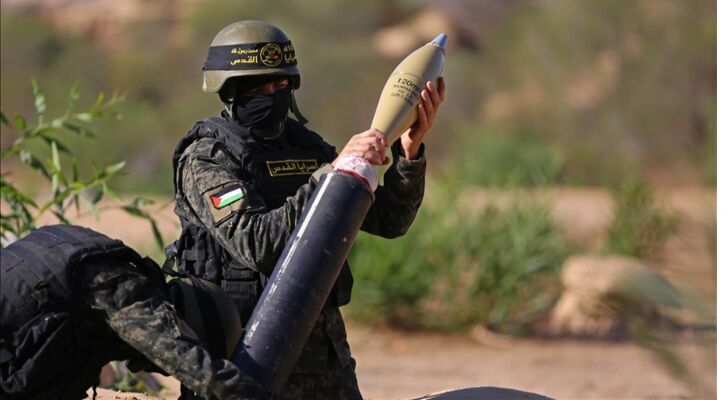 Palestinian resistance rocket attack on Ashkelon and the Zionist settlements around Gaza