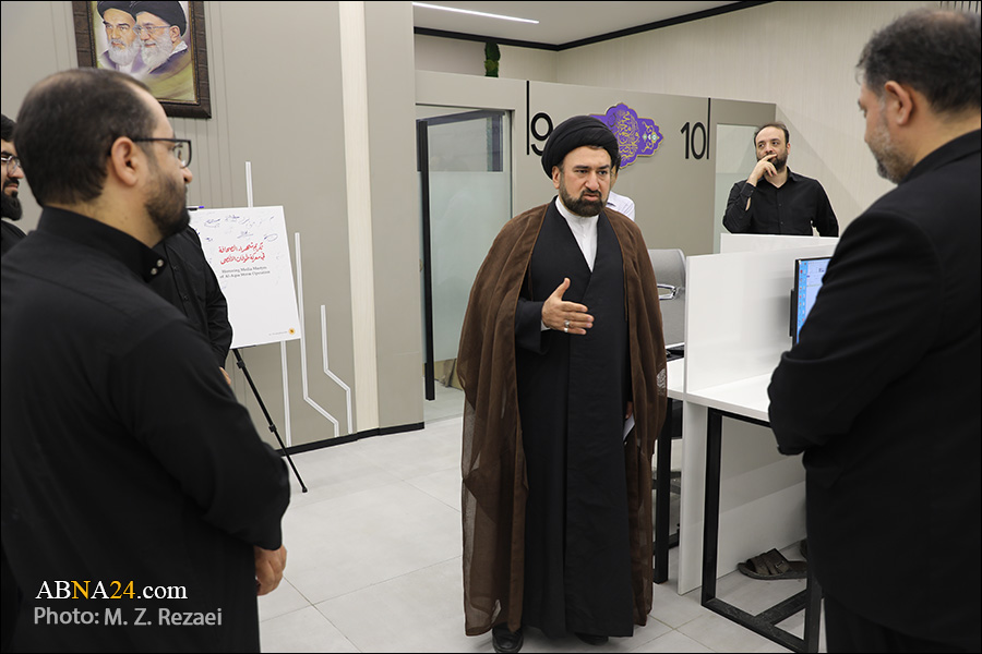 ABWA’s representative in Iraq visited ABNA News Agency