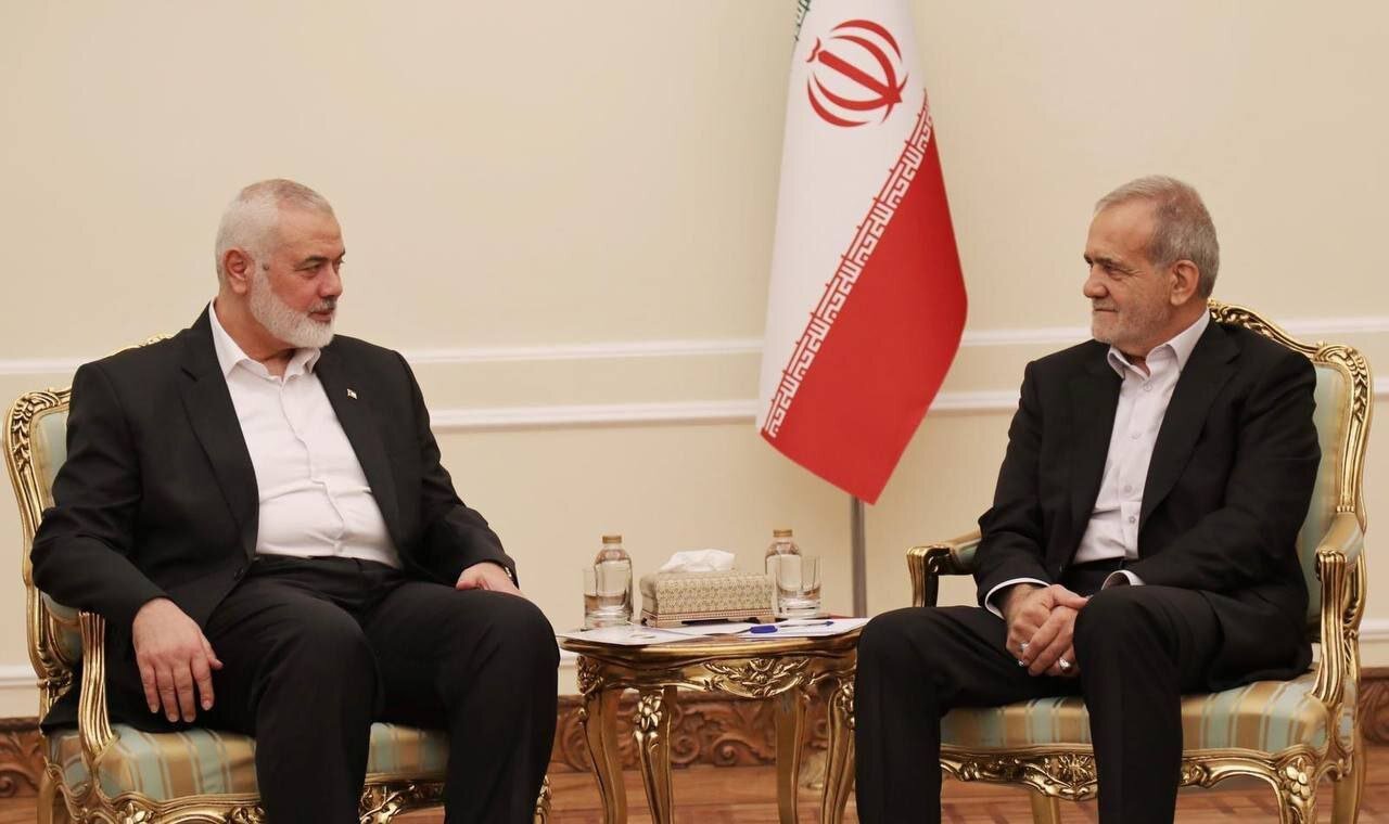 Haniyeh appreciates Iran's pro-Palestine position