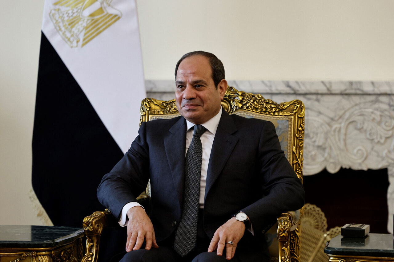 پیام تبریک رئیس‌جمهور مصر به رئیس جمهور منتخب ایران