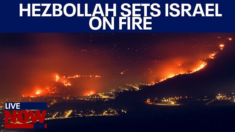 حزب اللہ کا صہیونیوں کو دندان شکن جواب، بھرپور جوابی حملوں کے بعد ہر طرف آگ ہی آگ کے شعلے