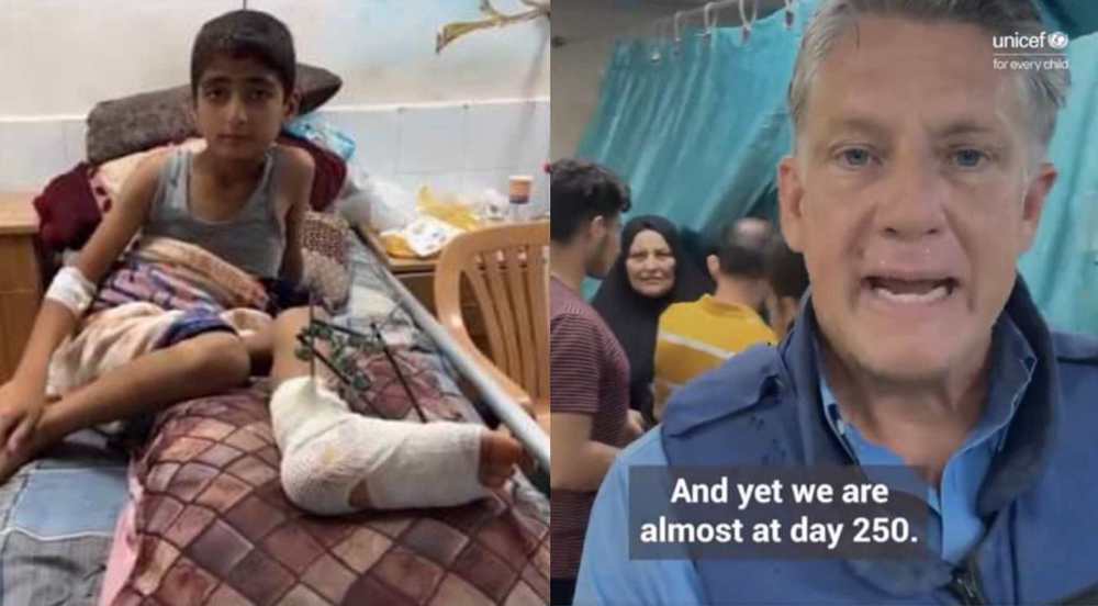  UNICEF spox: Absolute devastation of Gaza already happened