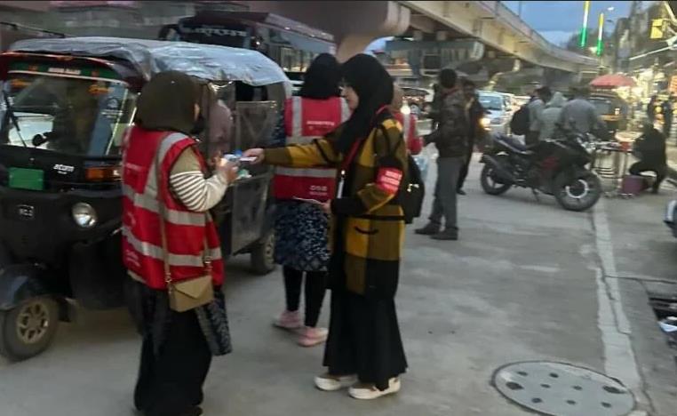 نشاطات إنسانية لمتطوعي "من هو الحسين"(ع)  في كشمير