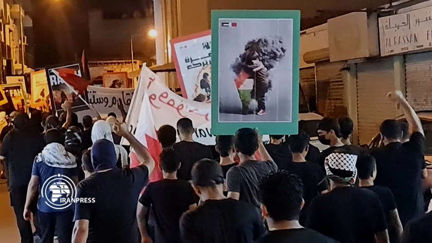   Bahrainis march in solidarity with Gaza, condemn Israeli atrocities
