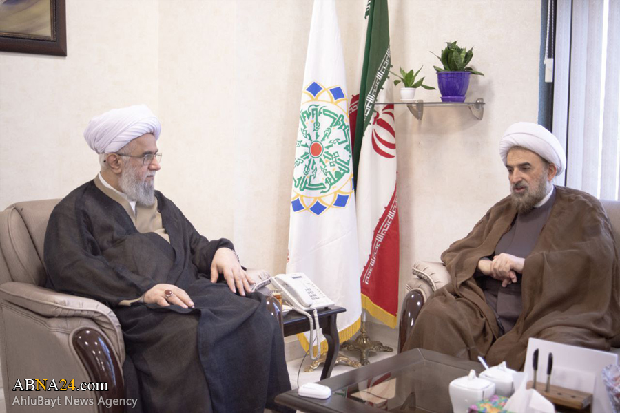 Iran's ambassador in Vatican meets with Ayatollah Ramazani (+Photos)