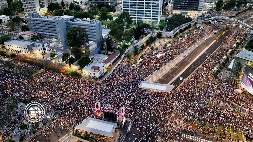 Israeli protesters hold largest demonstration against Netanyahu