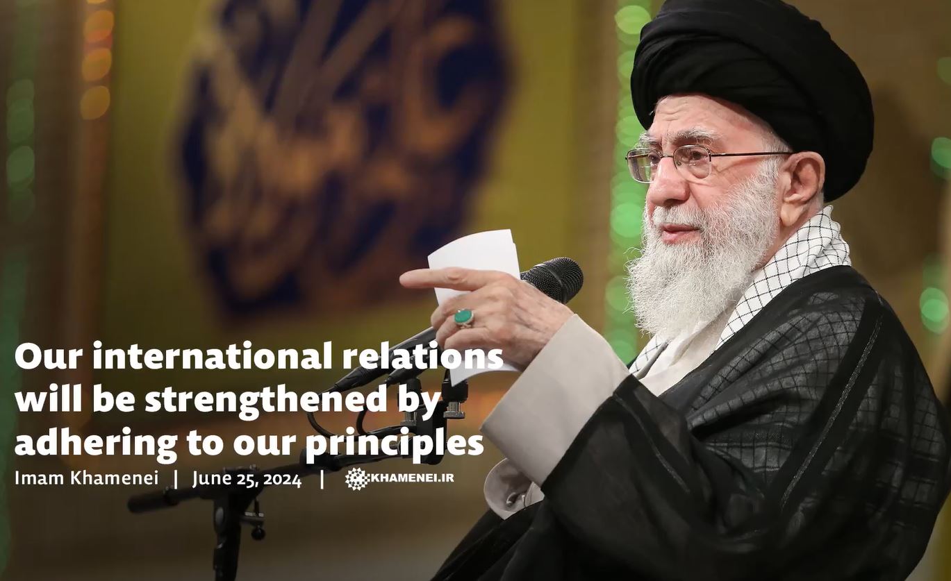 Video:  Our international relations will be strengthened by adhering to our principles