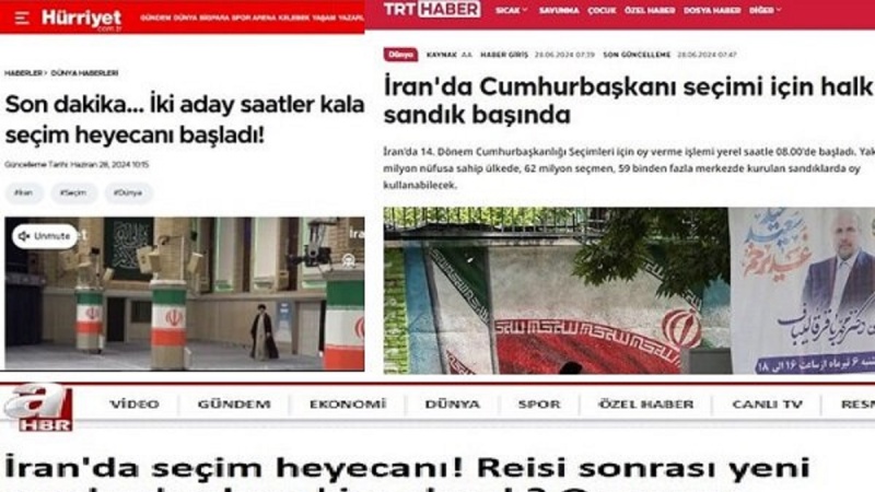 Бозтоби густардаи интихоботи раёсати ҷумҳурии Эрон дар расонаҳо