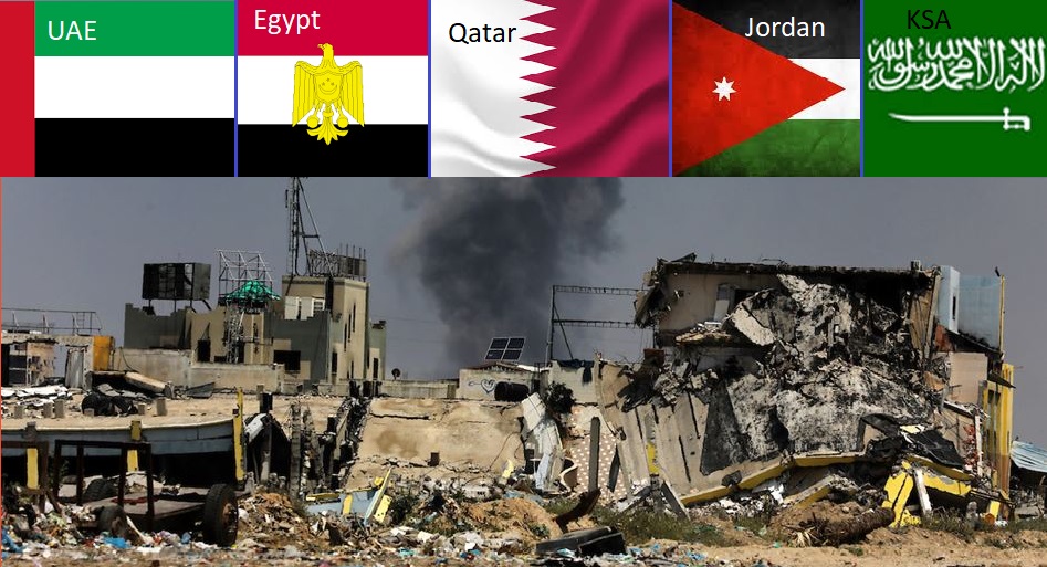 پانچ عرب ممالک کا غزہ کے خلاف جارحیت فوری بند کرانے کا مطالبہ