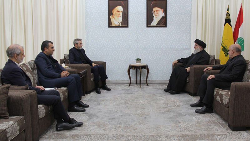 وزير الخارجية بالوكالة الايراني يلتقي الأمين العام لحزب الله في لبنان