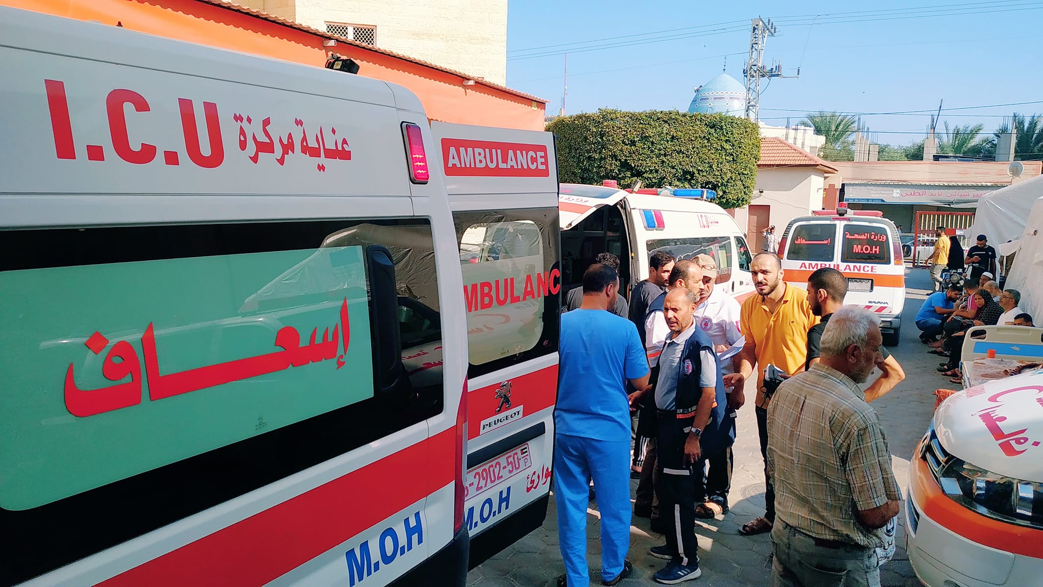 Gaza Health: No room for more wounded persons at Al-Aqsa Martyrs Hospital