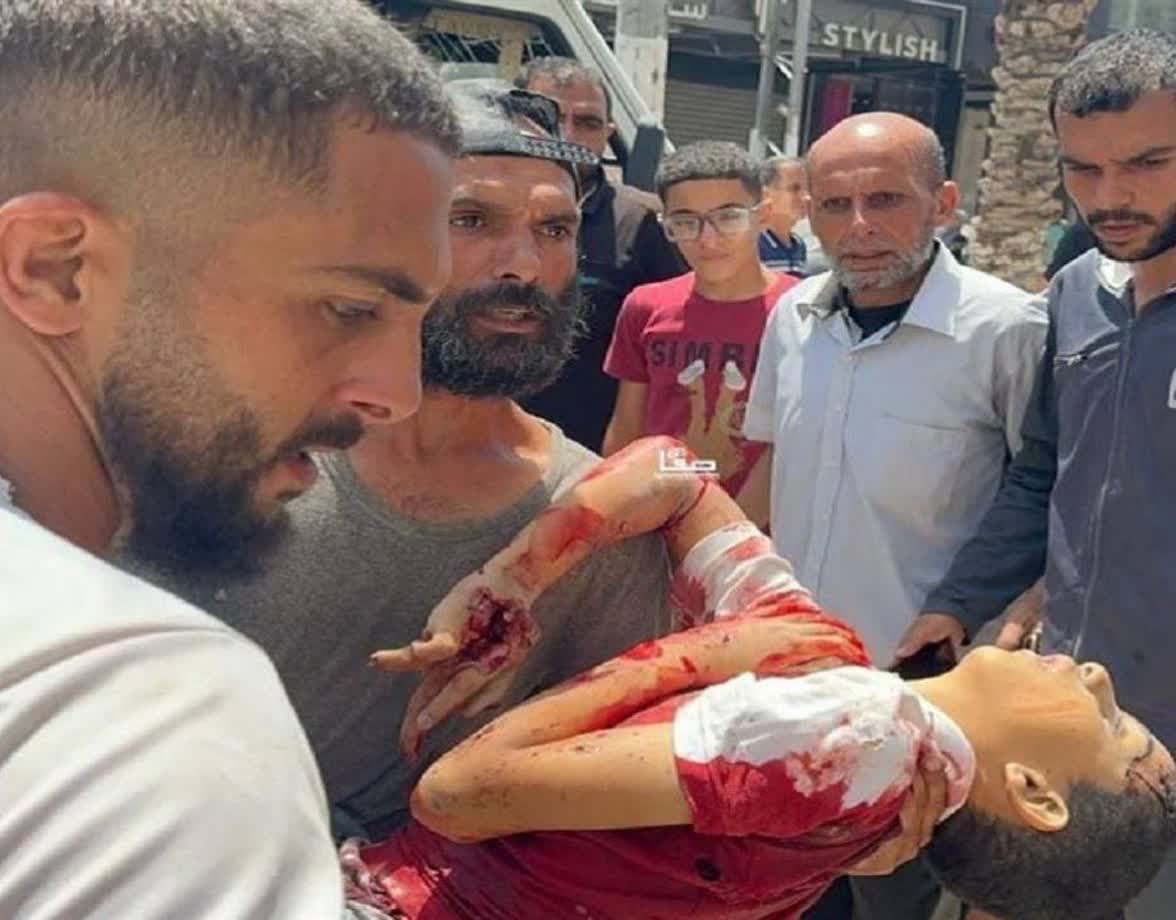 Bidiyo | Na Yanayin Farko Na Harin Bama-Bamai A Nusairat A Tsakiyar Zirin Gaza Tare Da Daruruwan Shahidai Da Jikkatar Wasu.