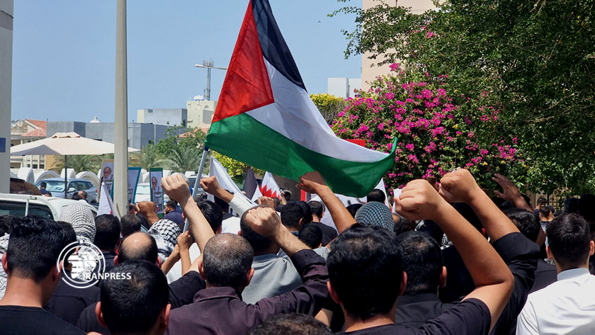 People in Bahrain stage rally in solidarity with Gaza