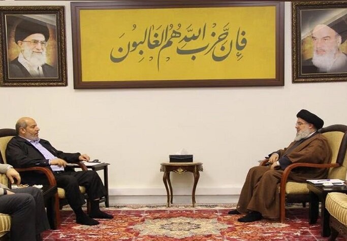 Sayyed Nasrallah holds talks with Hamas official