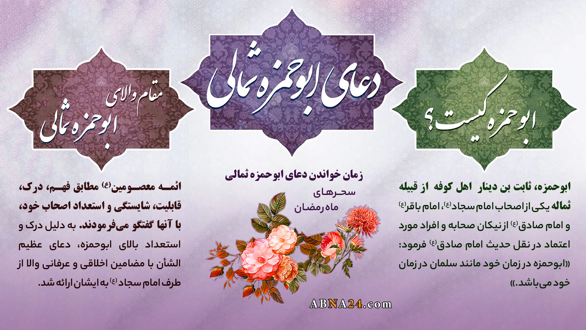 اینفوگرافی | ابوحمزه ثمالی