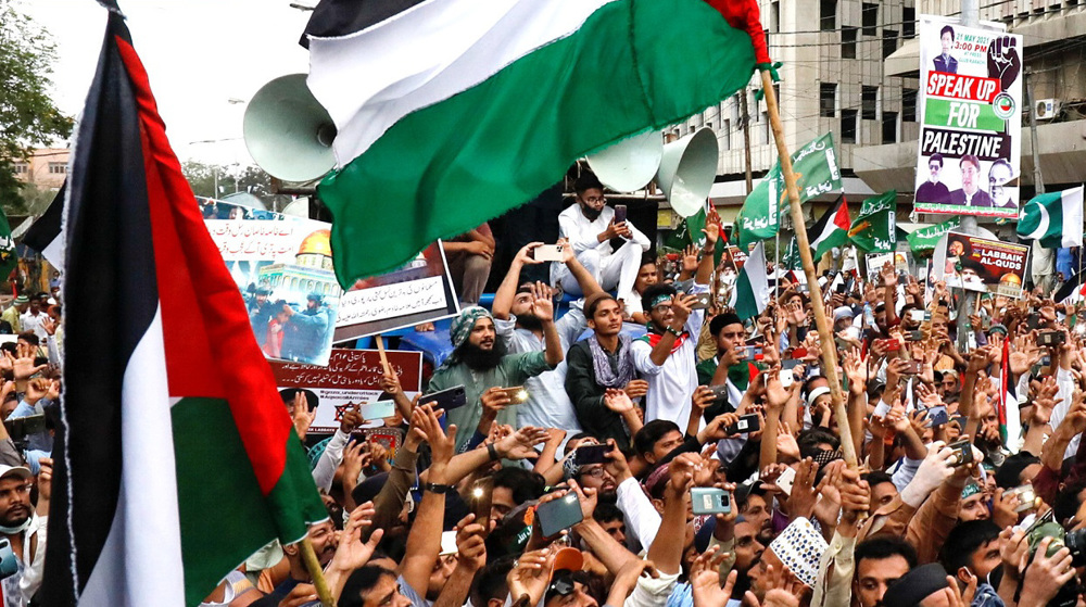 Video: Pakistanis demonstrate solidarity with Gaza during Ramadan