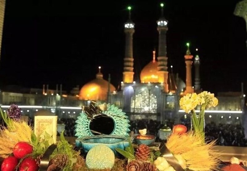 برنامه‌های تحویل سال در حرم حضرت معصومه(س)